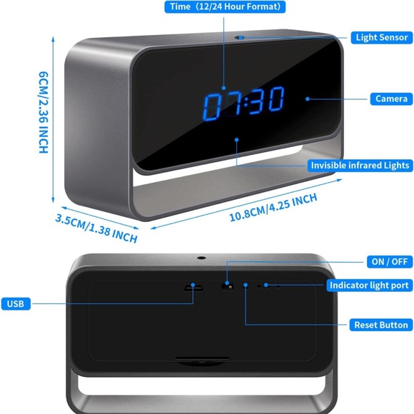 COPY - Brand new hidden camera clock - Picture 7 of 10